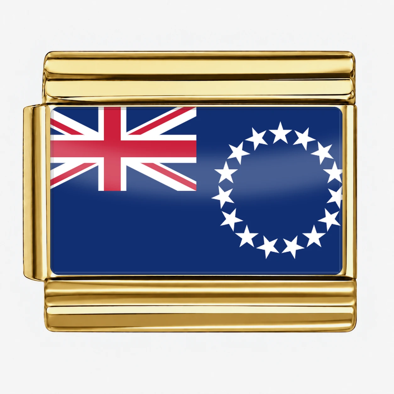 Cook Islands Flag - Gold