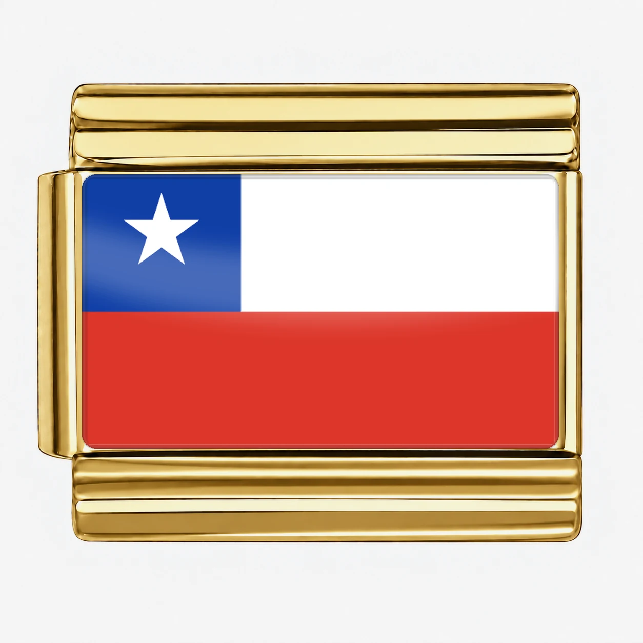 Chile Flag - Gold
