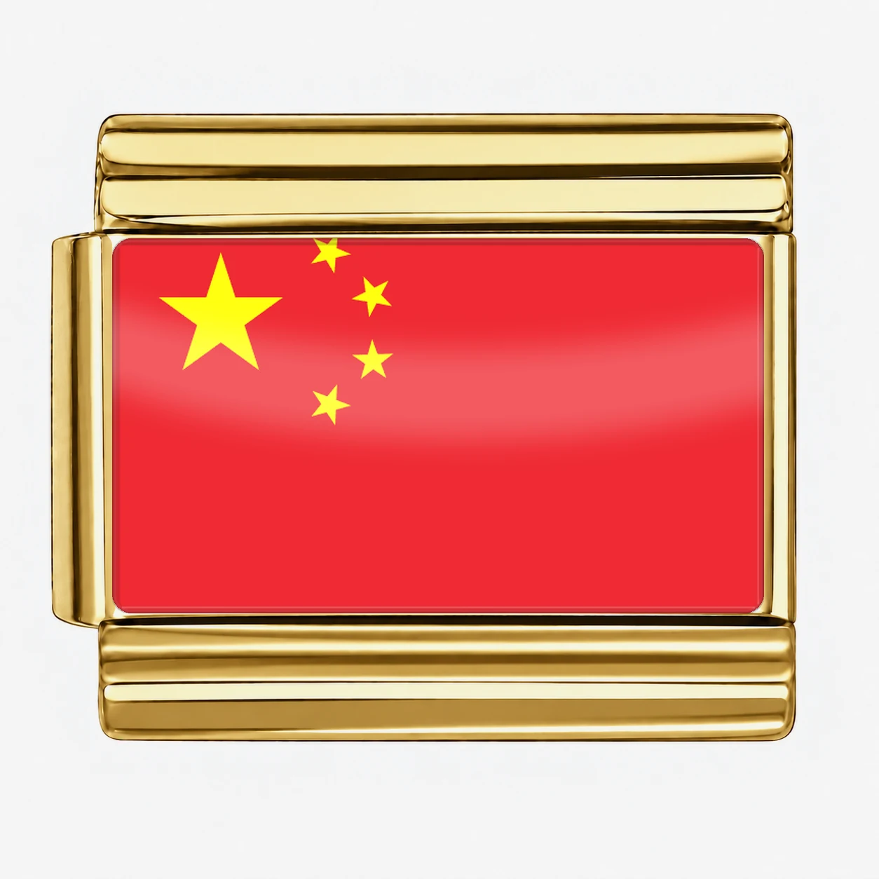 China Flag - Gold
