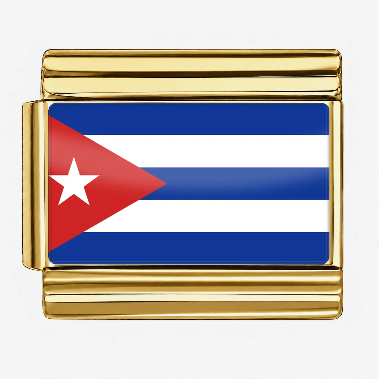 Cuba Flag - Gold