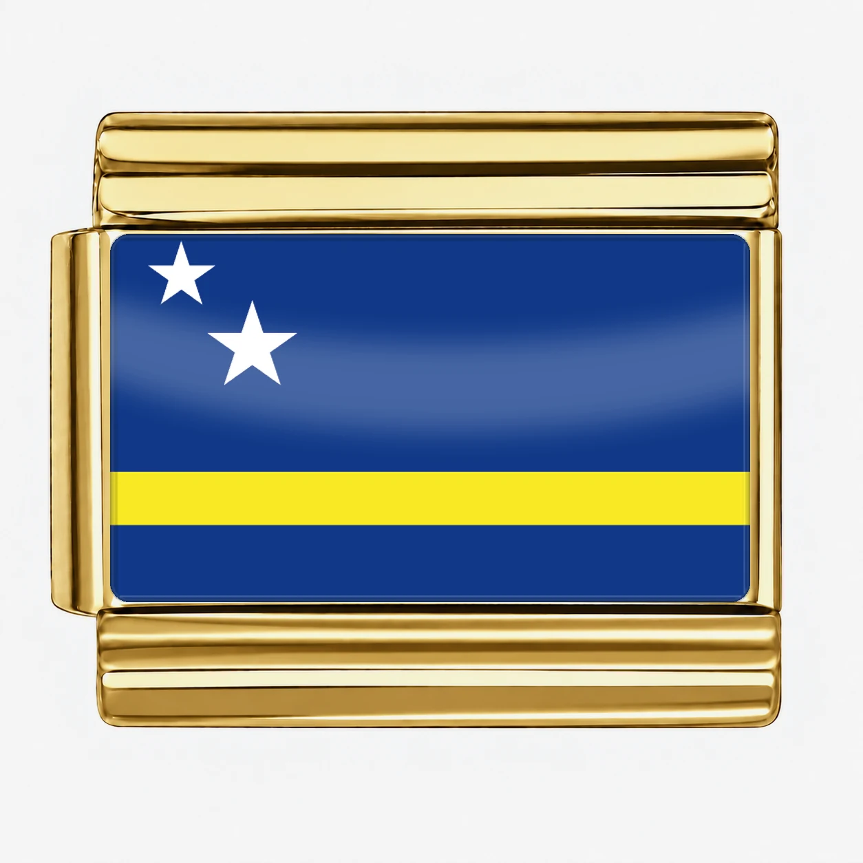Curaçao Flag - Gold