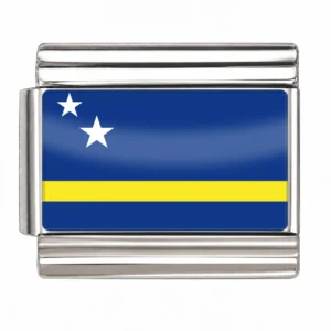 Curaçao Flag - Silver