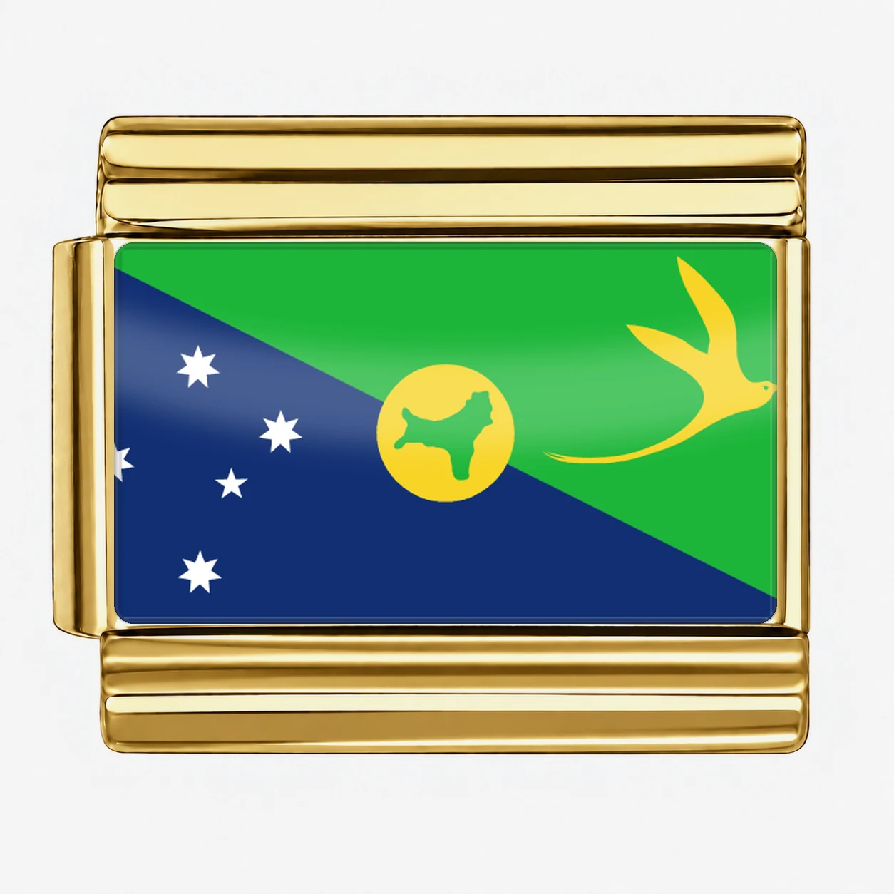 Christmas Island Flag - Gold