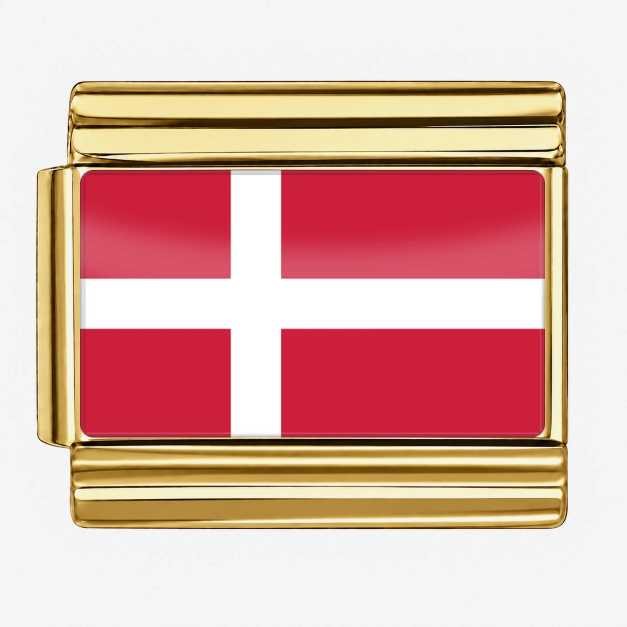 Denmark Flag - Gold