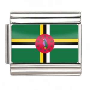 Dominica Flag - Silver