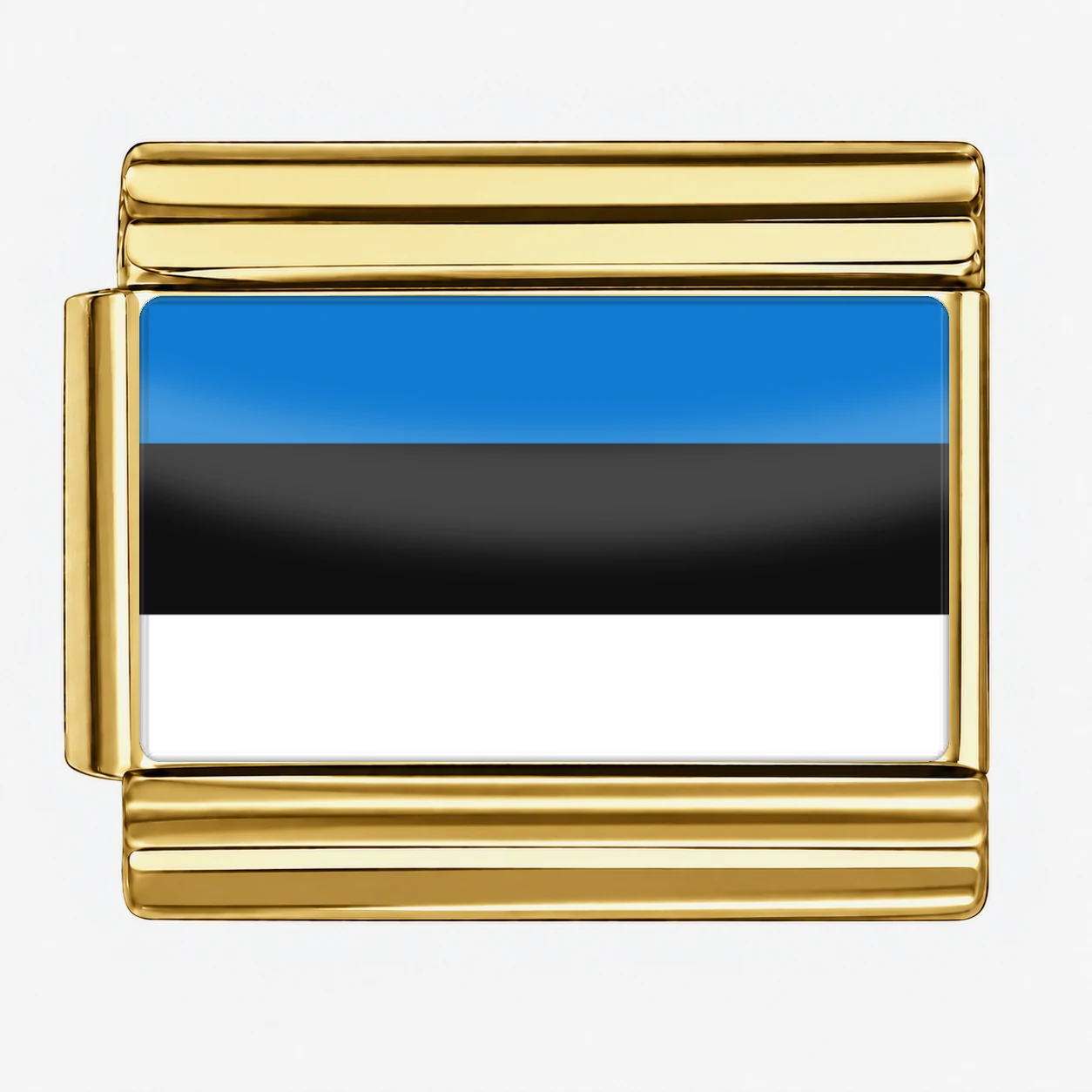 Estonia Flag - Gold
