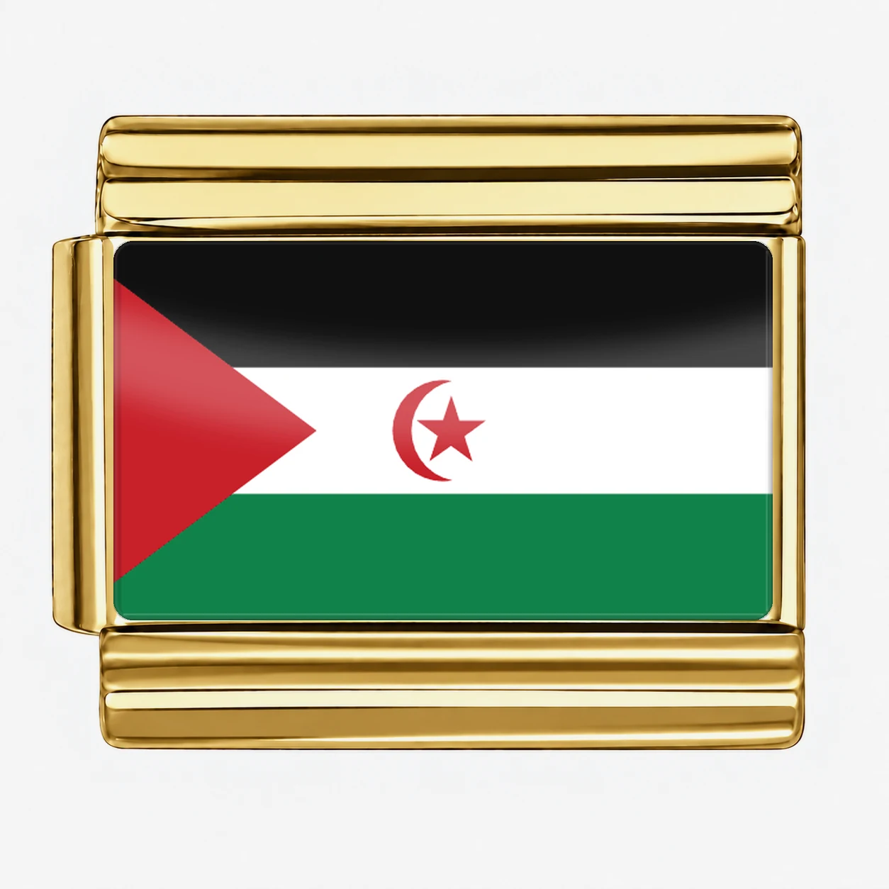 Western Sahara Flag - Gold