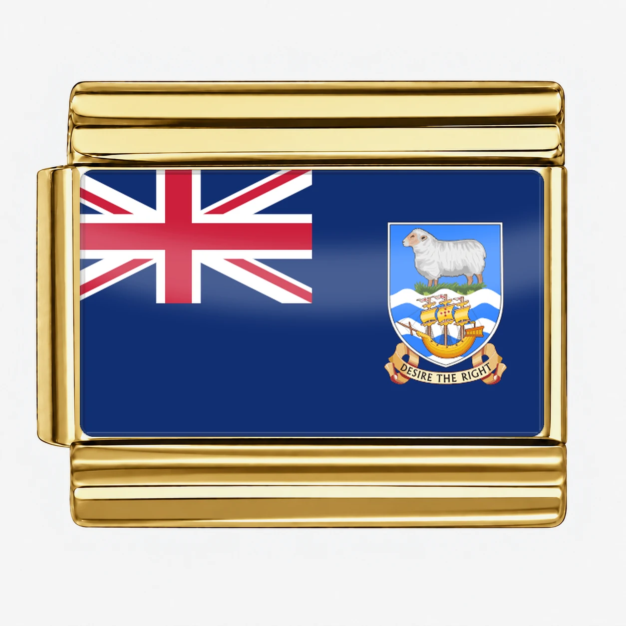 Falkland Islands Flag - Gold