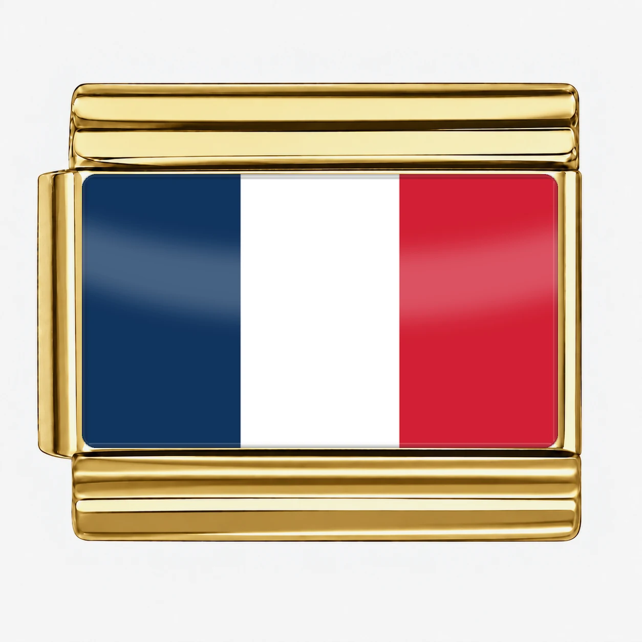 France Flag - Gold