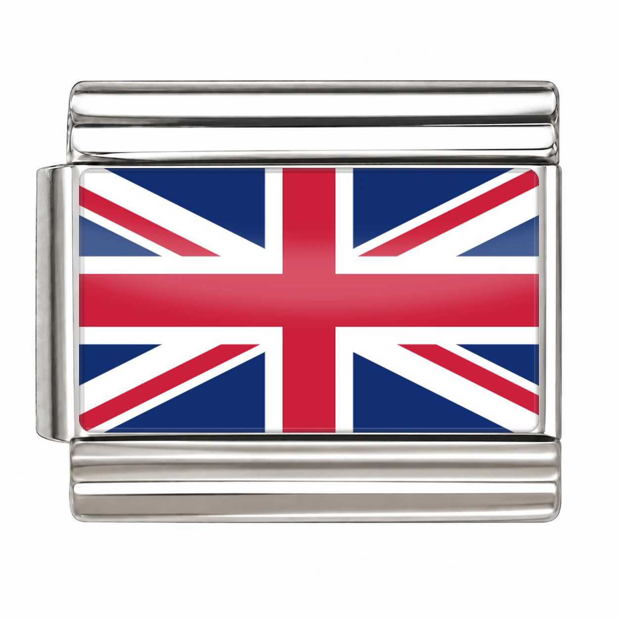 United Kingdom Flag - Silver