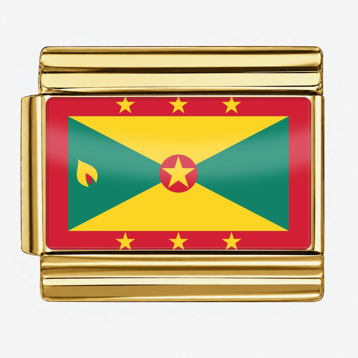 Grenada Flag - Gold