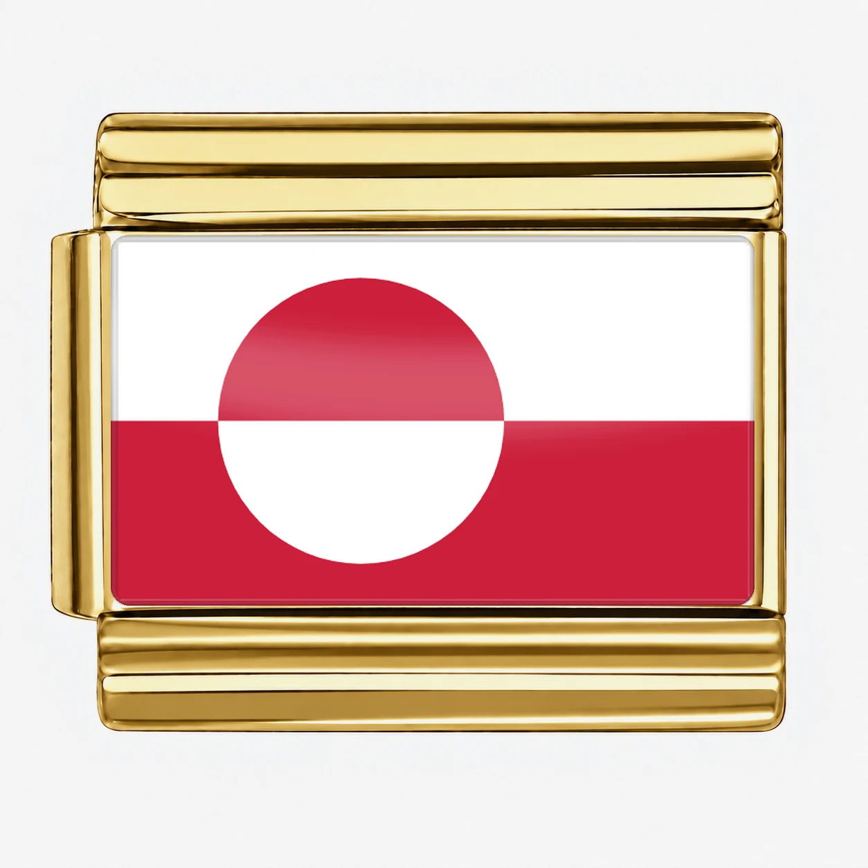 Greenland Flag - Gold
