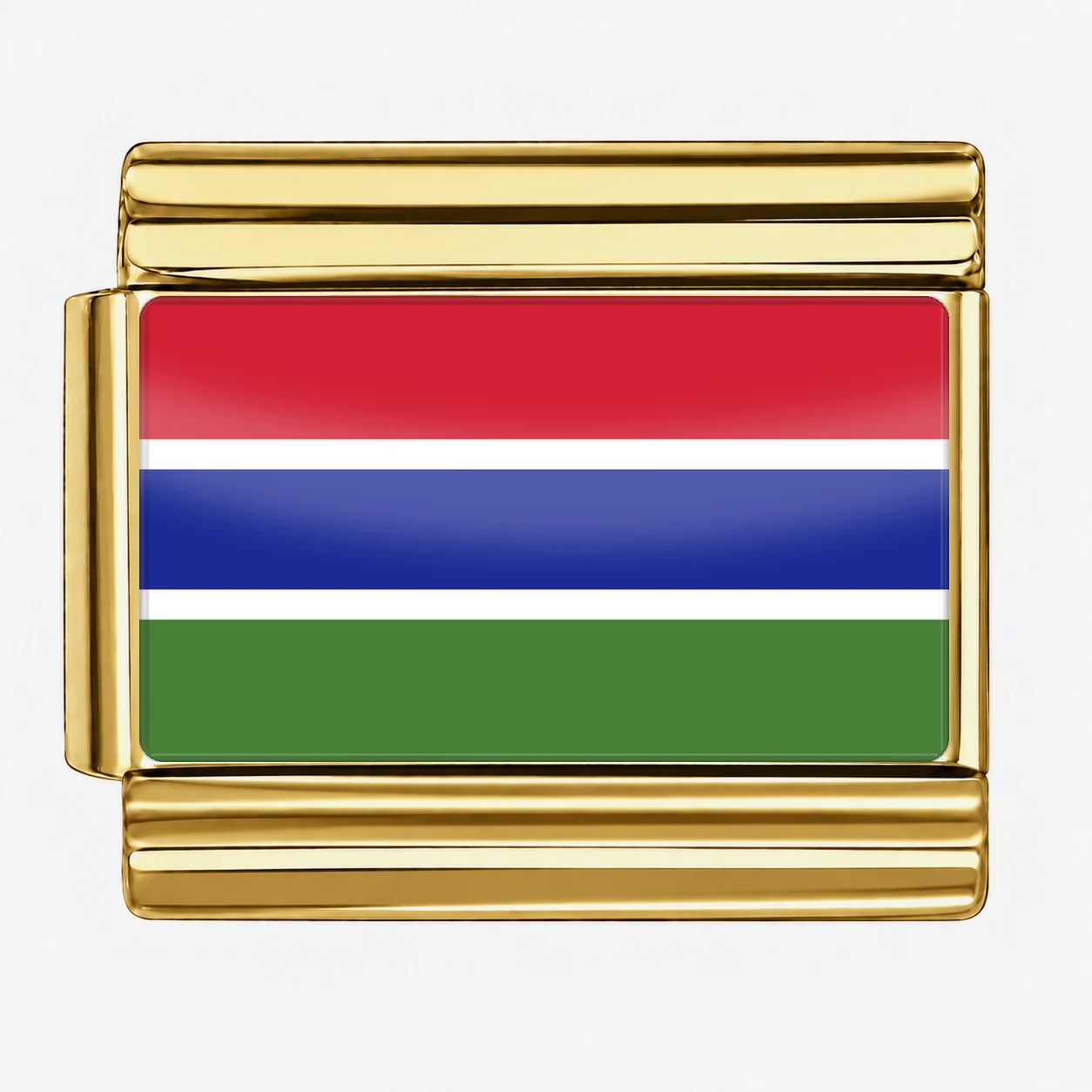 Gambia Flag - Gold