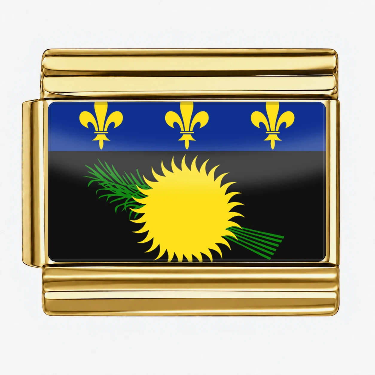 Guadeloupe Flag - Gold