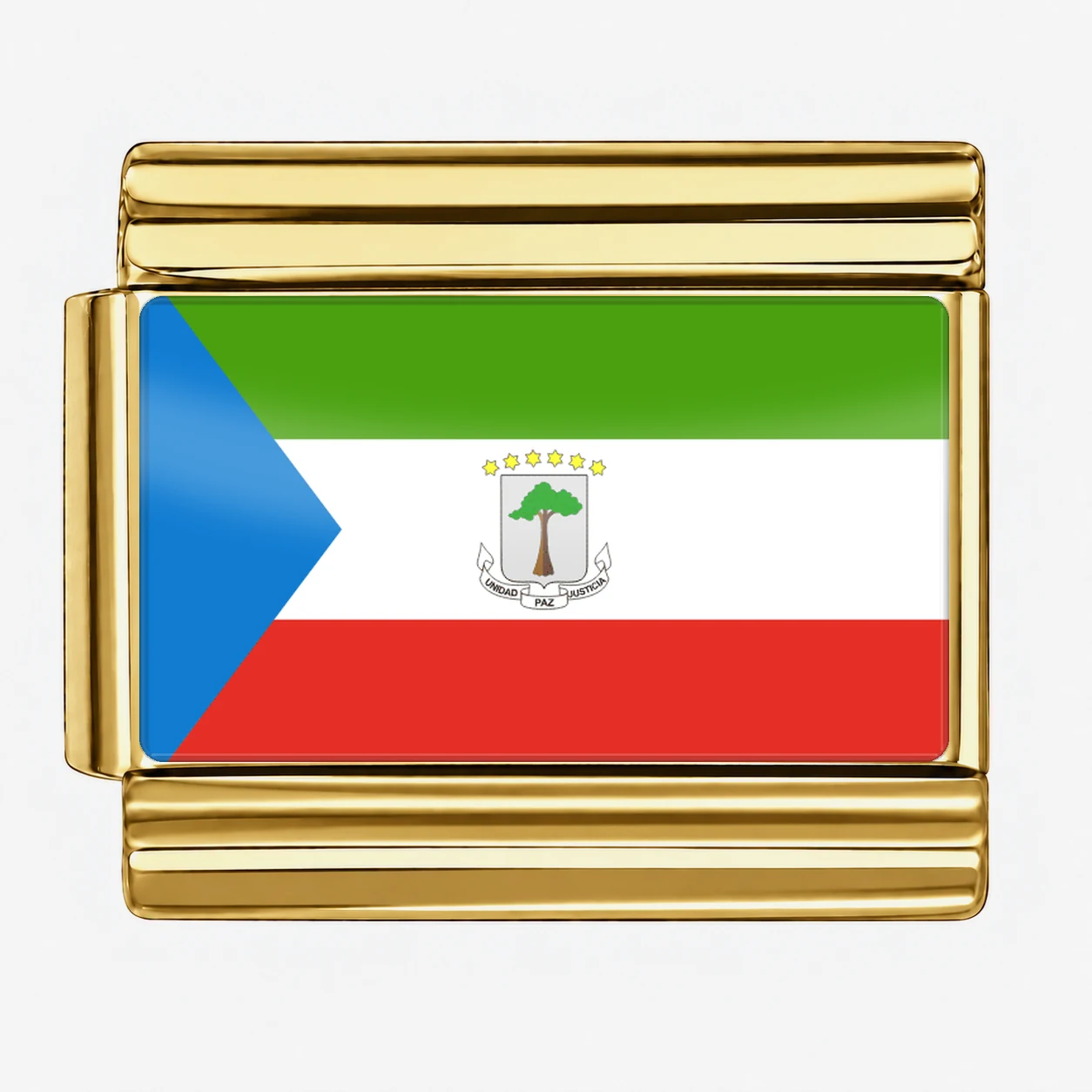 Equatorial Guinea Flag - Gold