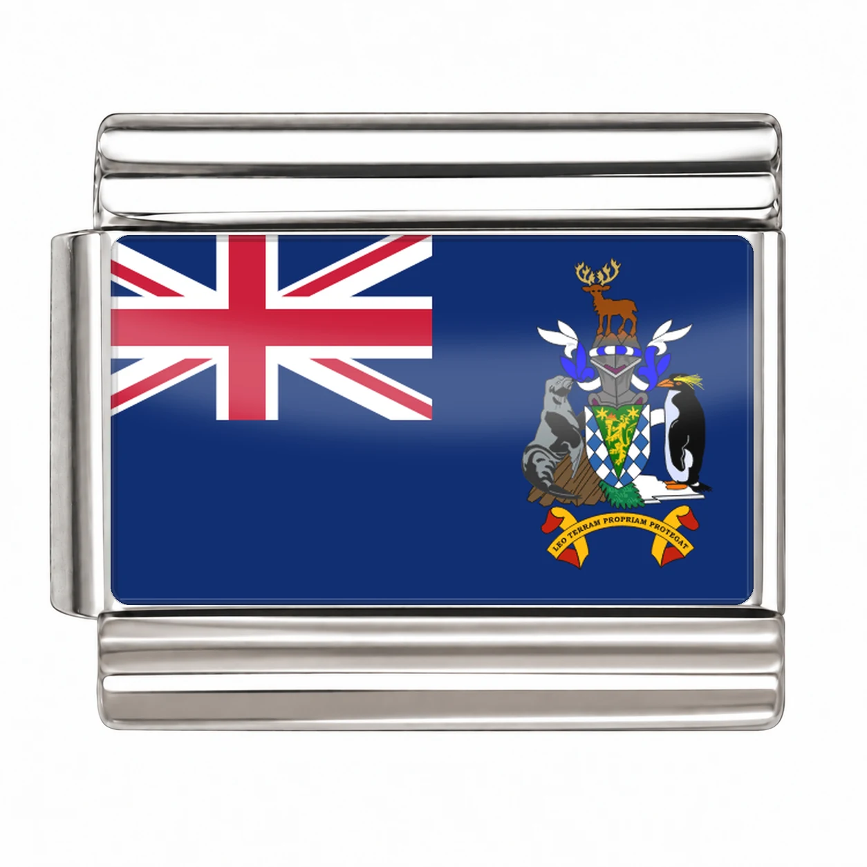 South Georgia Flag - Silver