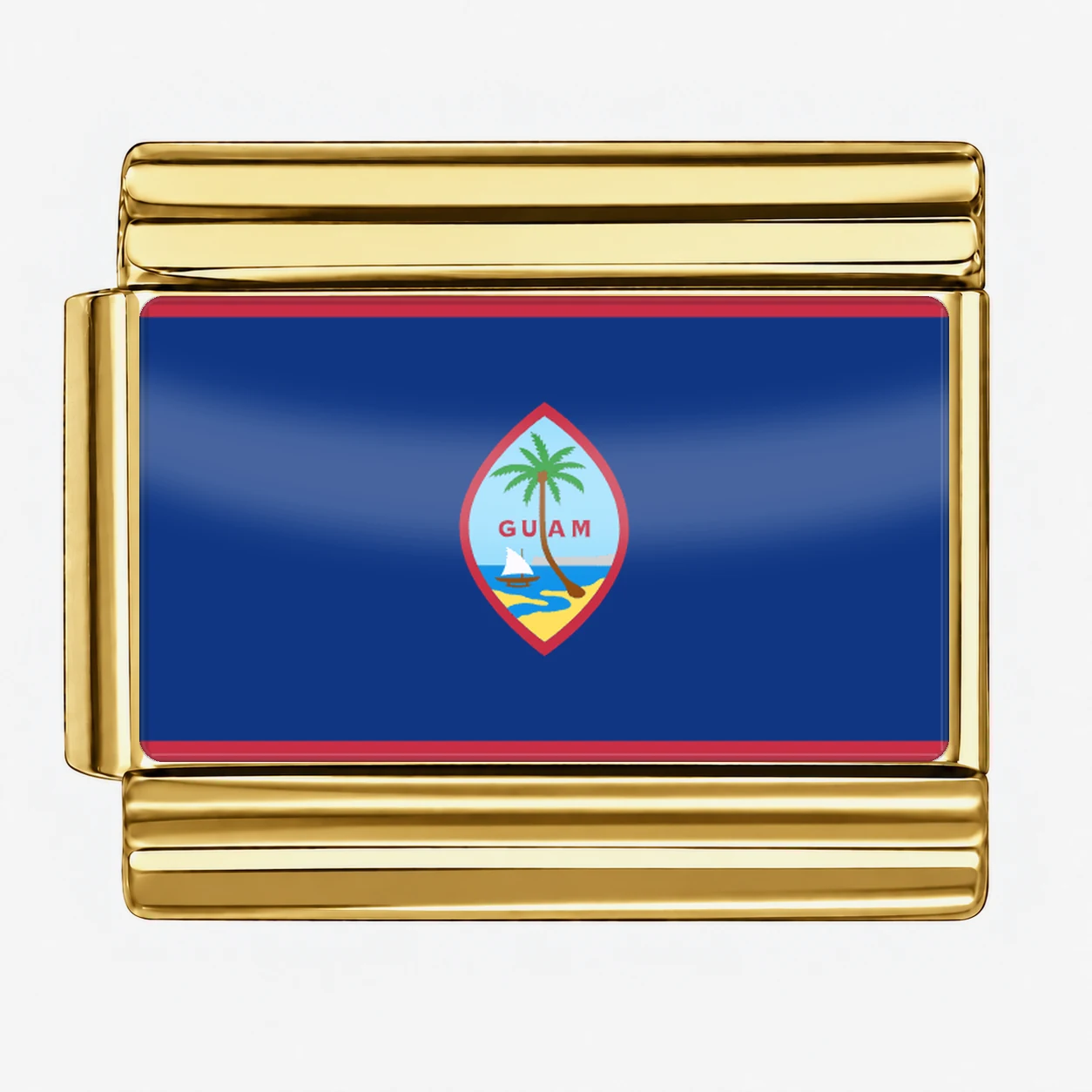 Guam Flag - Gold