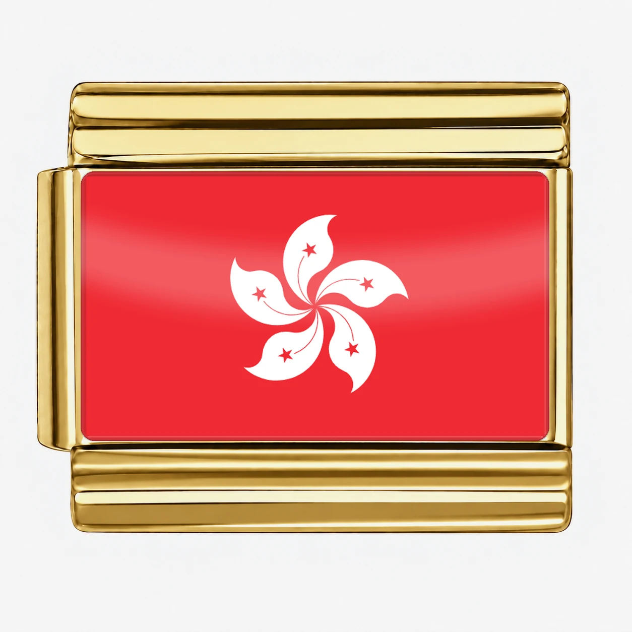 Hong Kong Flag - Gold