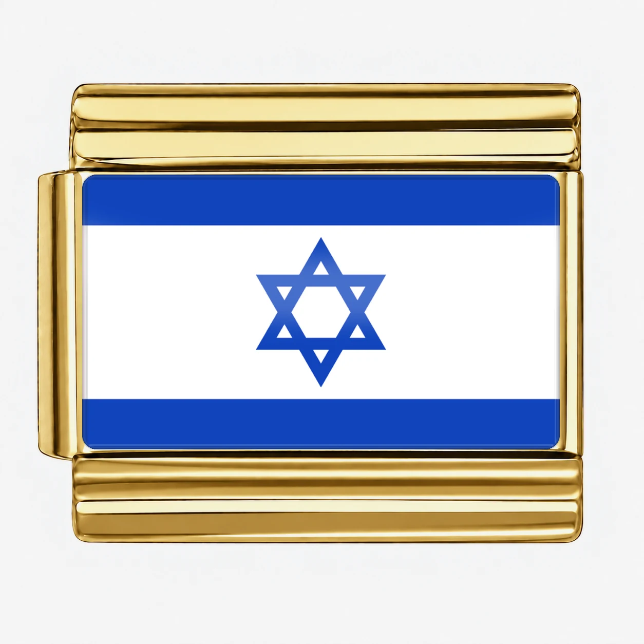 Israel Flag - Gold