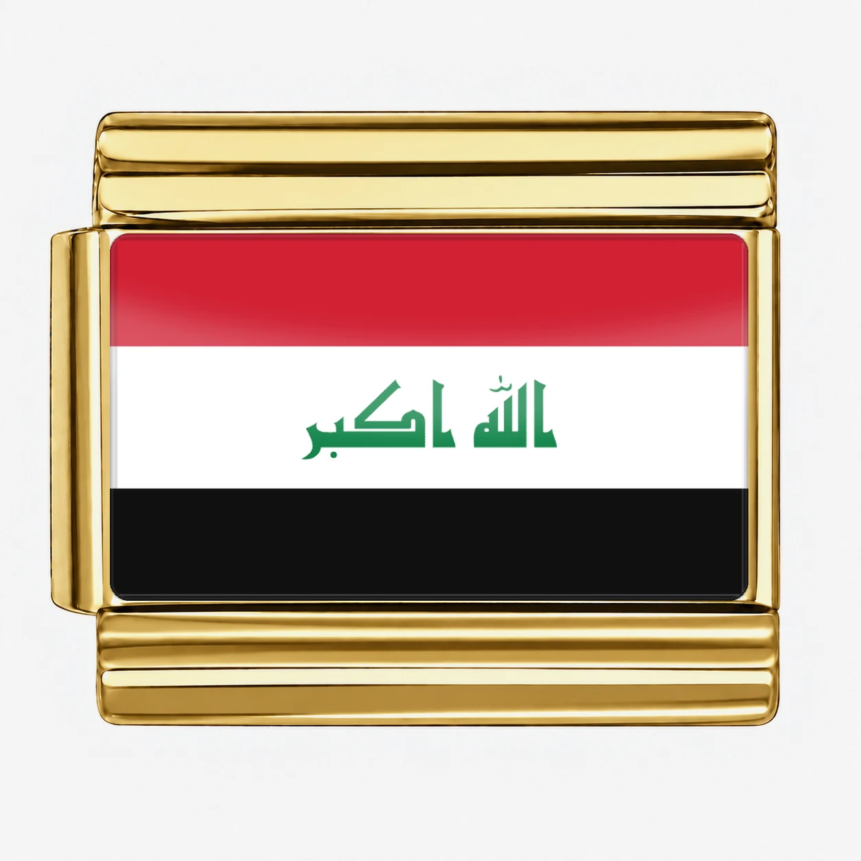 Iraq Flag - Gold
