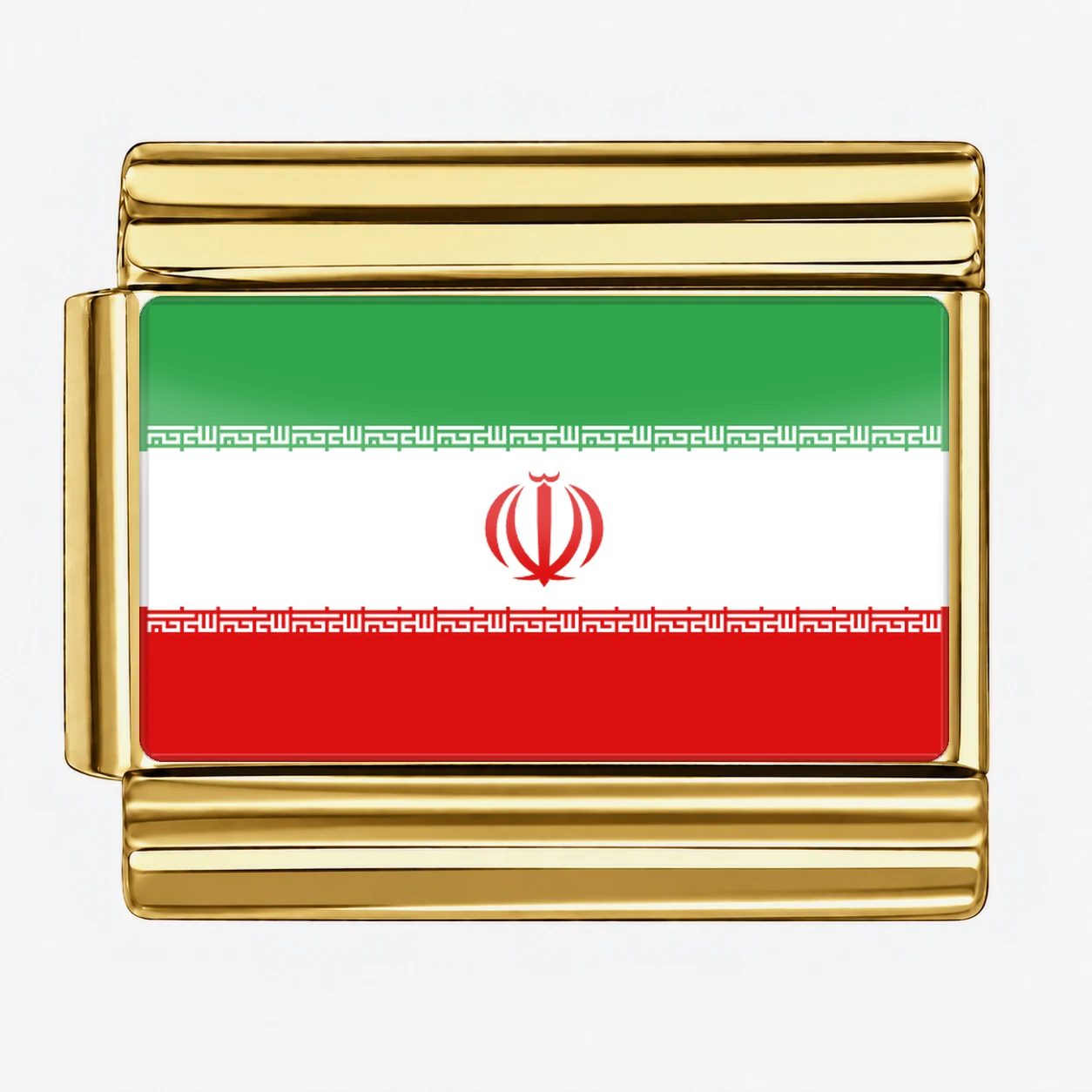 Iran Flag - Gold