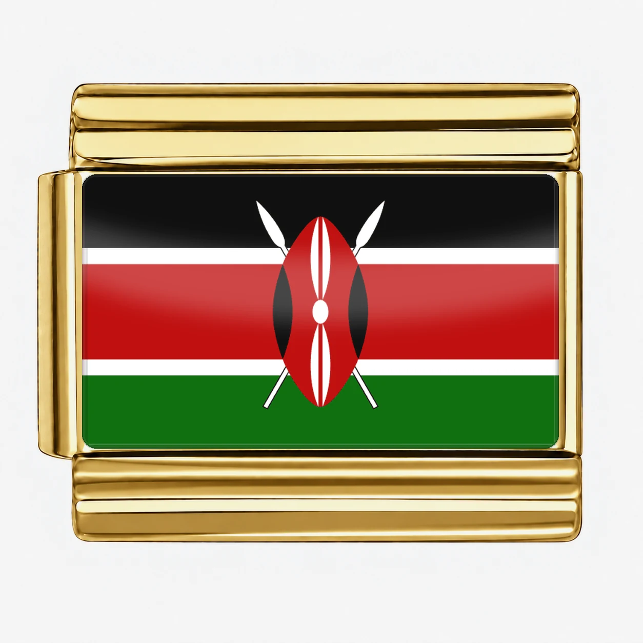 Kenya Flag - Gold