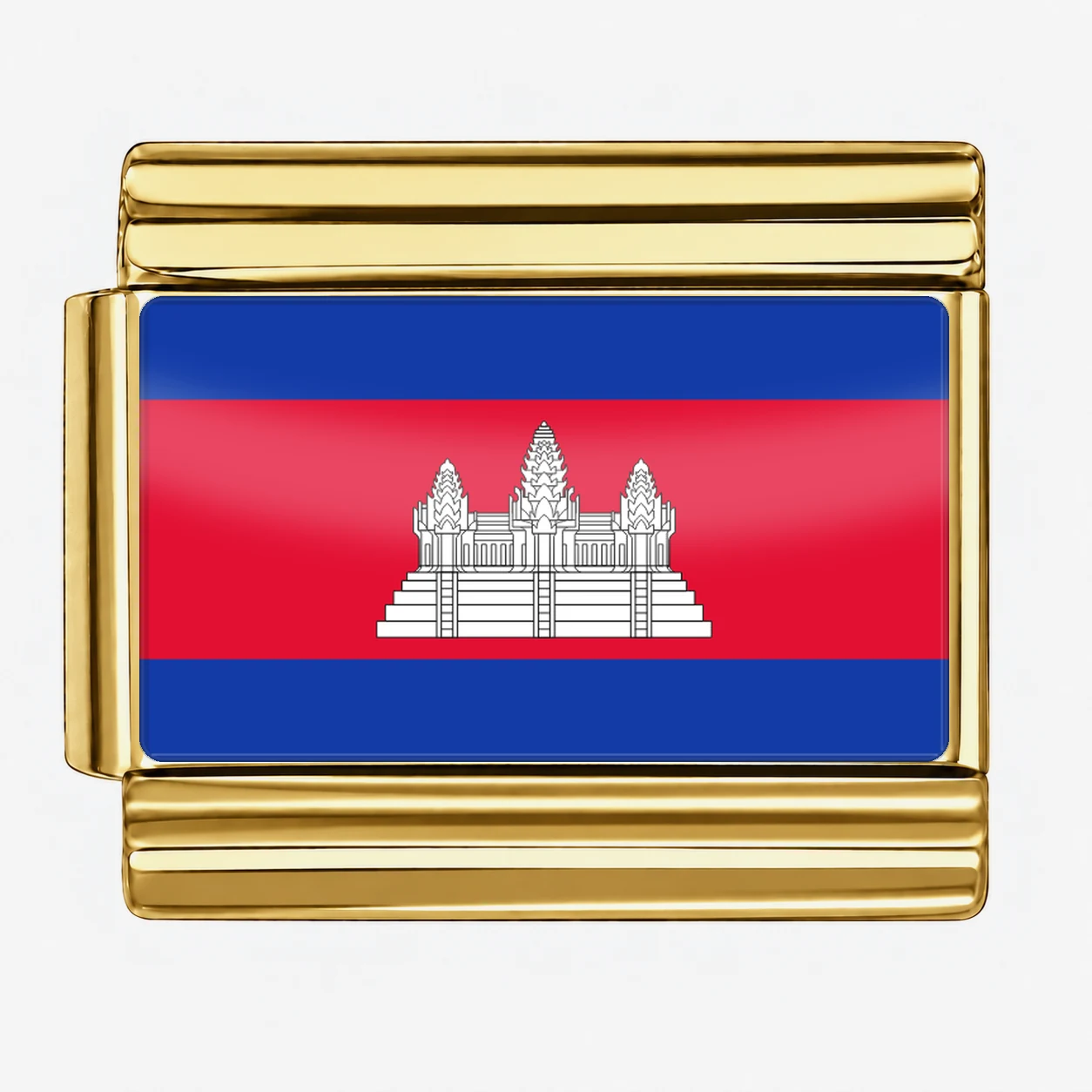 Cambodia Flag - Gold