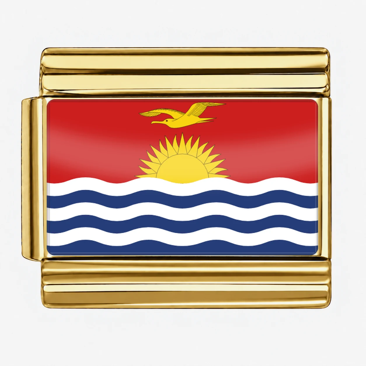 Kiribati Flag - Gold