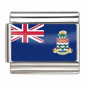 Cayman Islands Flag - Silver
