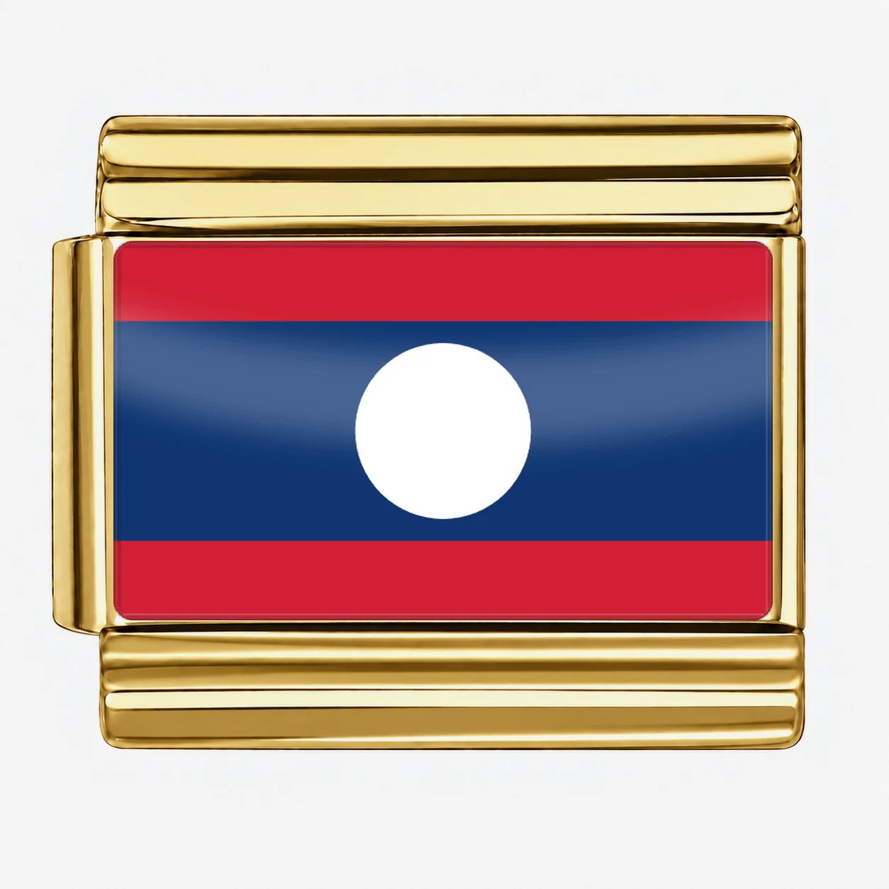 Laos Flag - Gold