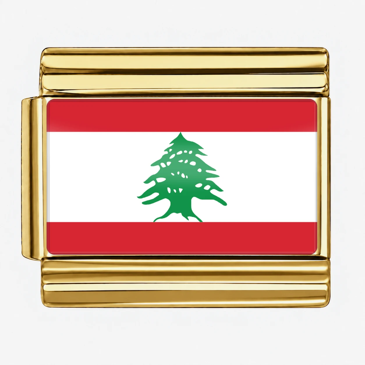Lebanon Flag - Gold