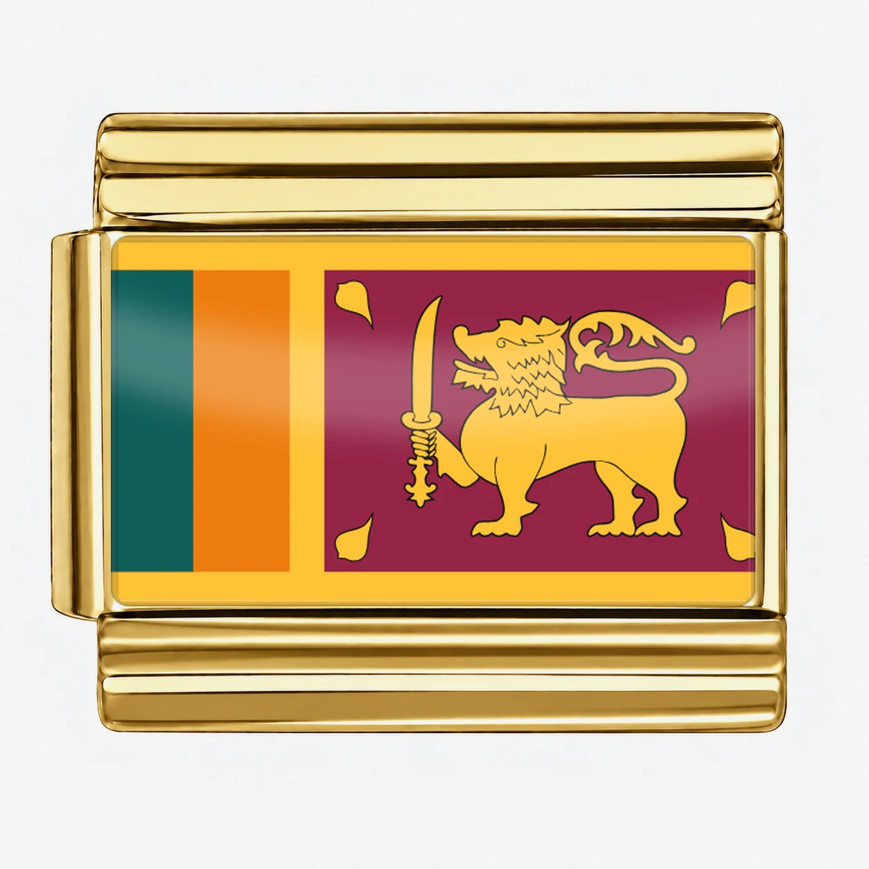 Sri Lanka Flag - Gold