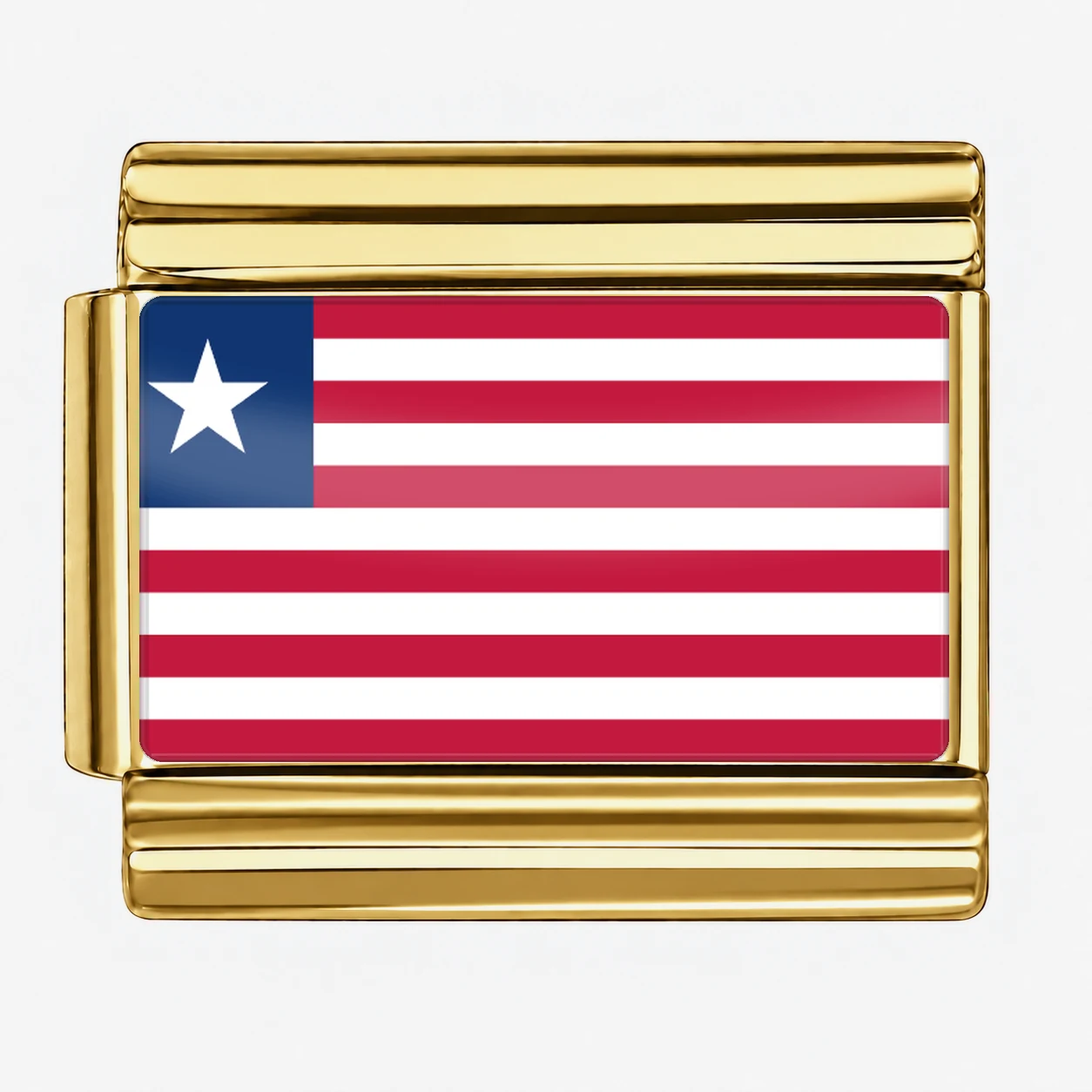 Liberia Flag - Gold