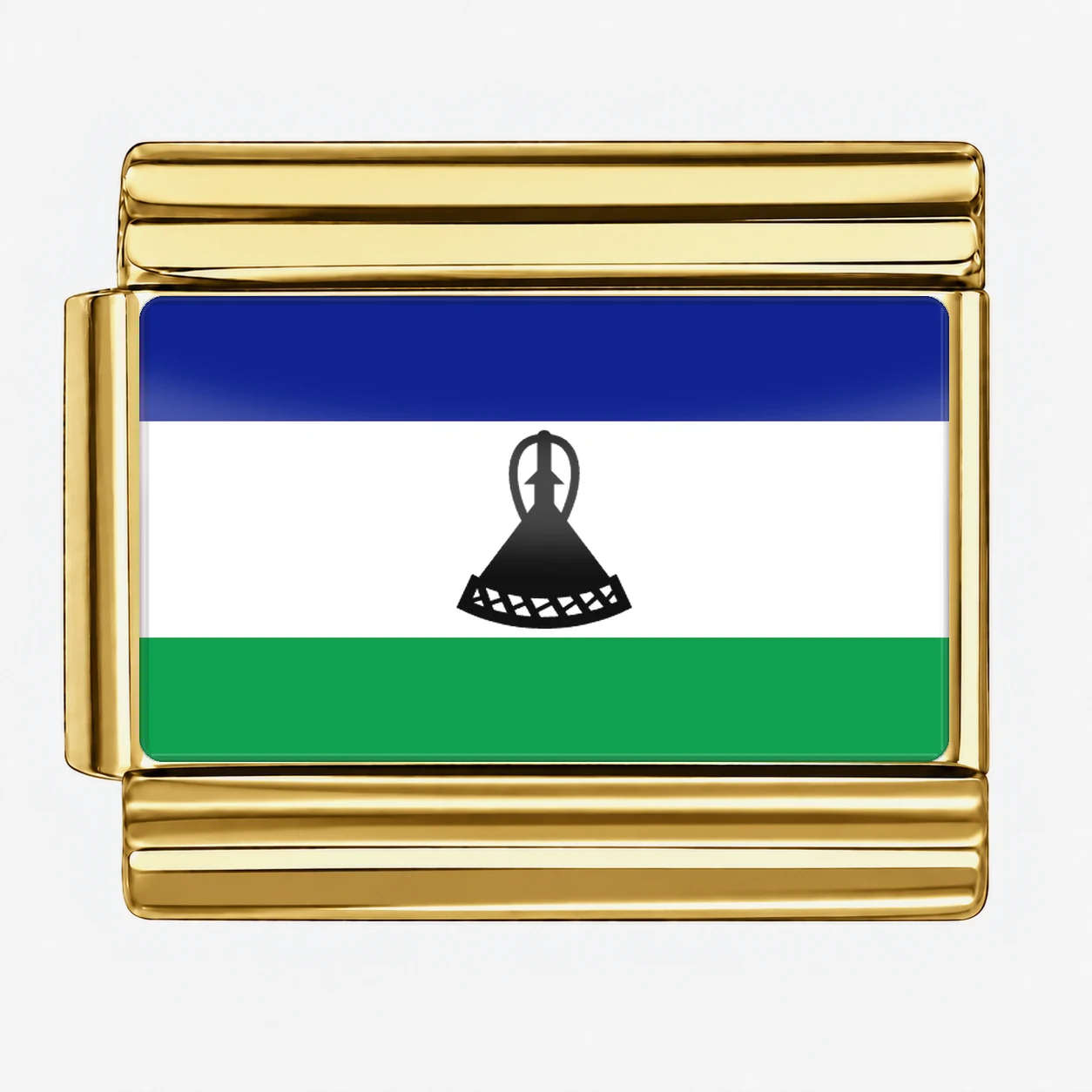 Lesotho Flag - Gold