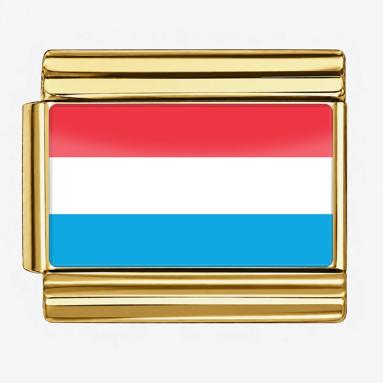 Luxembourg Flag - Gold