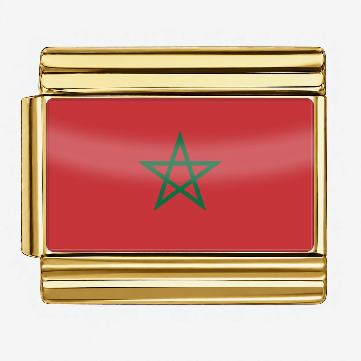 Morocco Flag - Gold