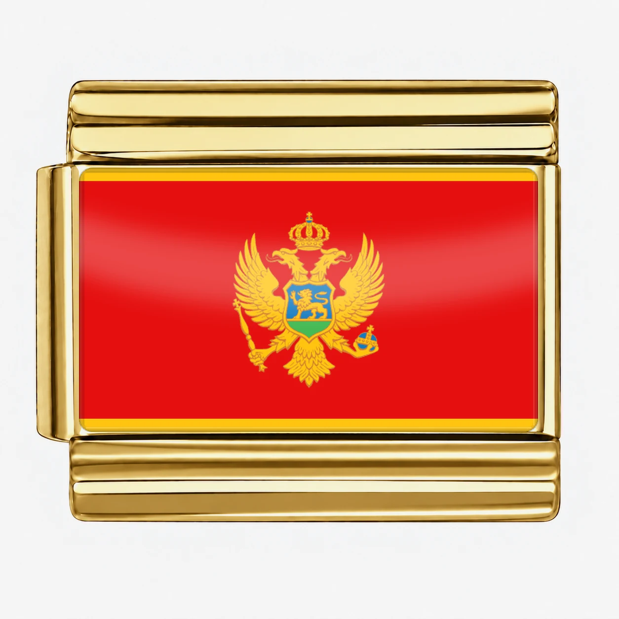 Montenegro Flag - Gold