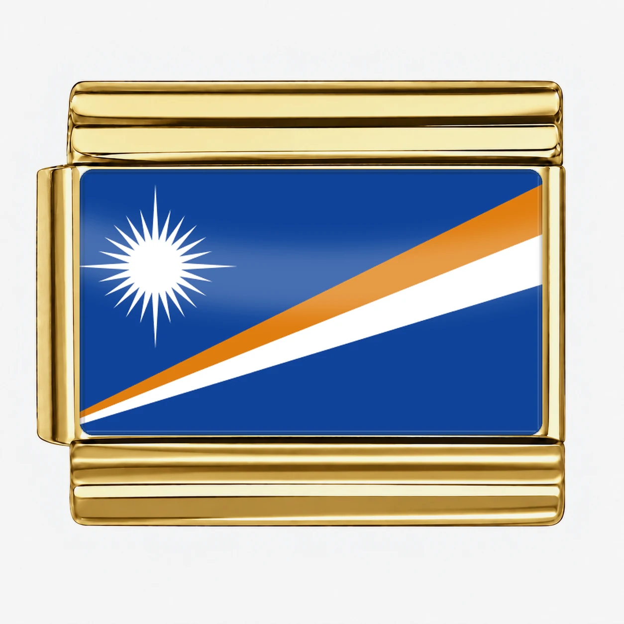 Marshall Islands Flag - Gold