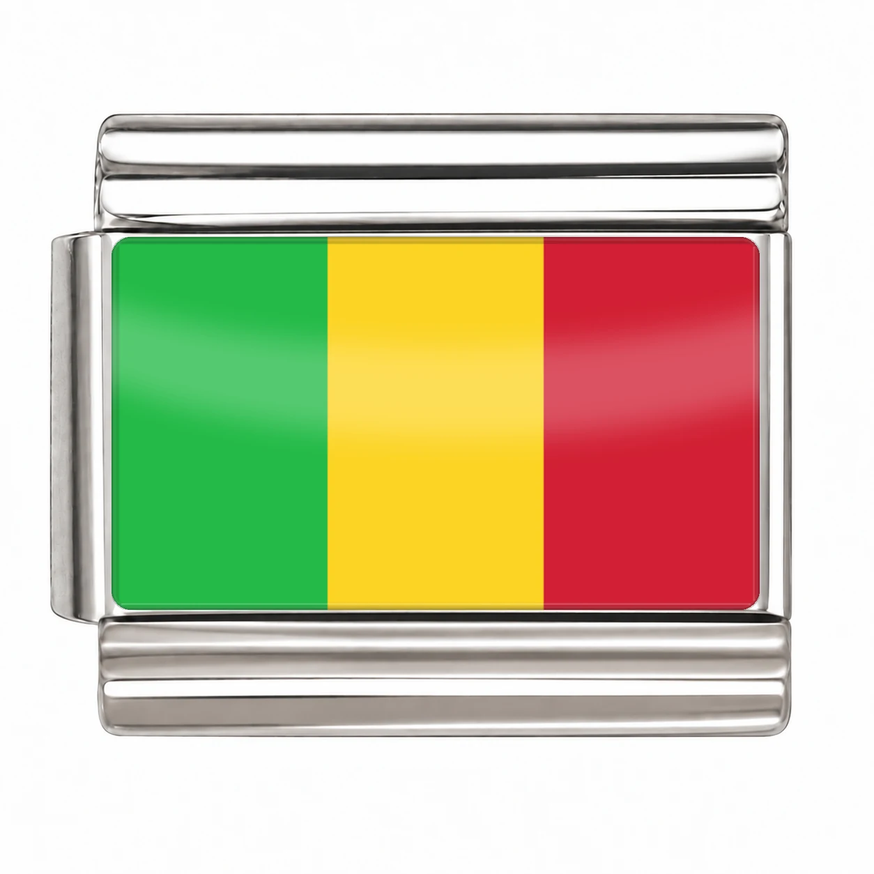Mali Flag - Silver