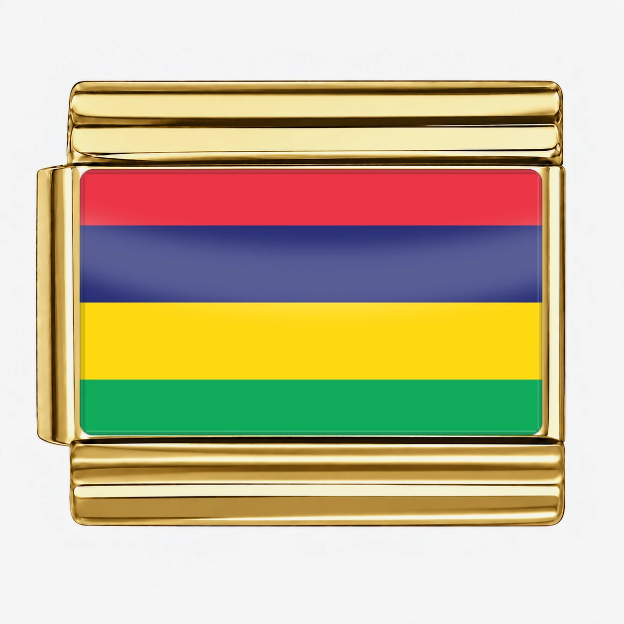 Mauritius Flag - Gold