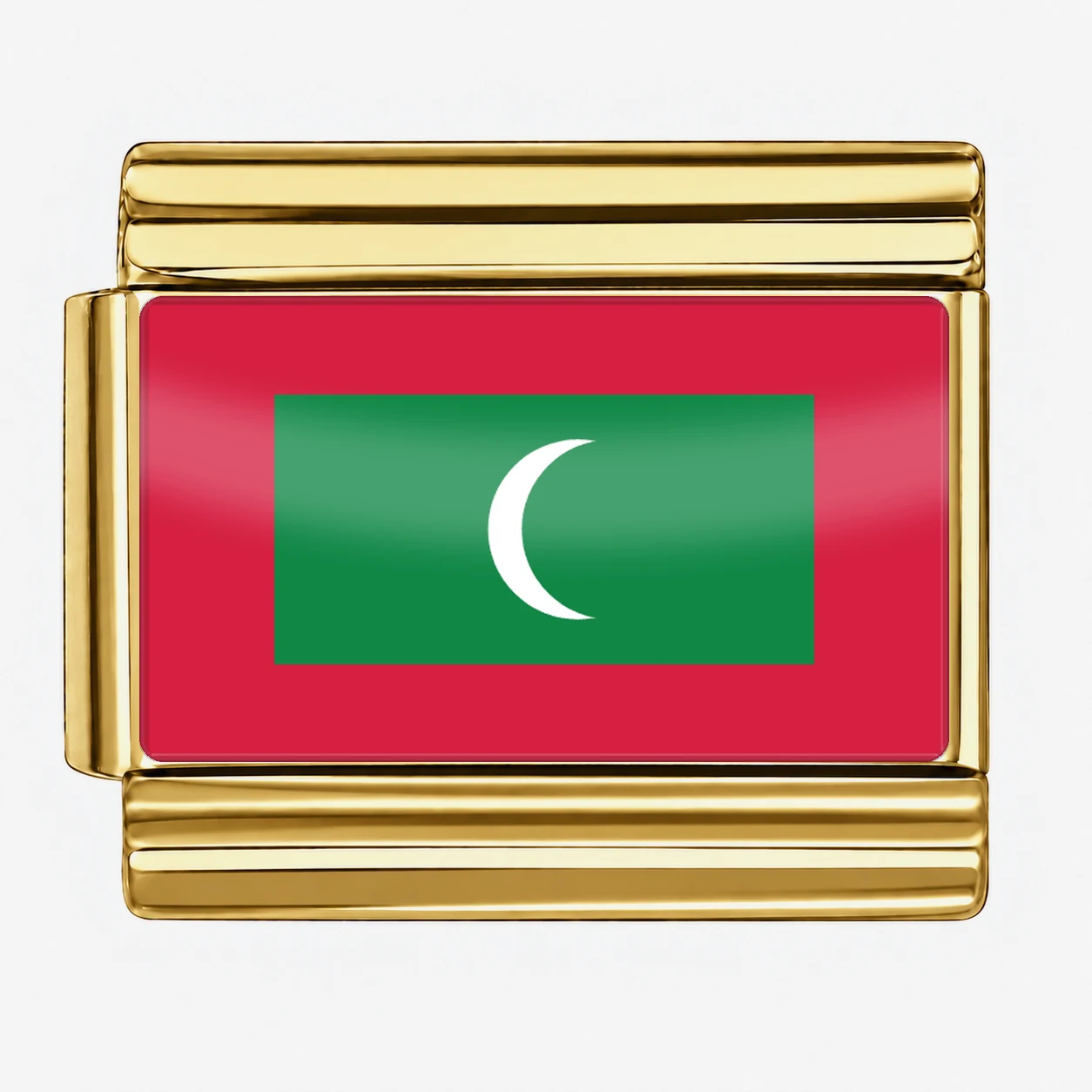 Maldives Flag - Gold