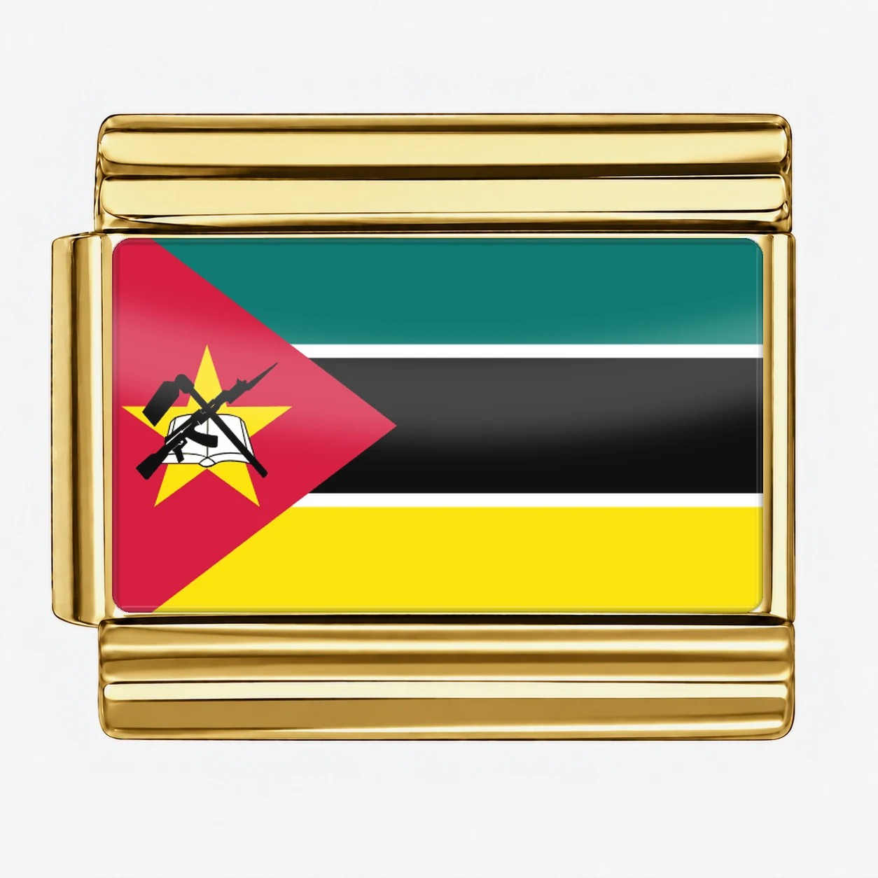 Mozambique Flag - Gold