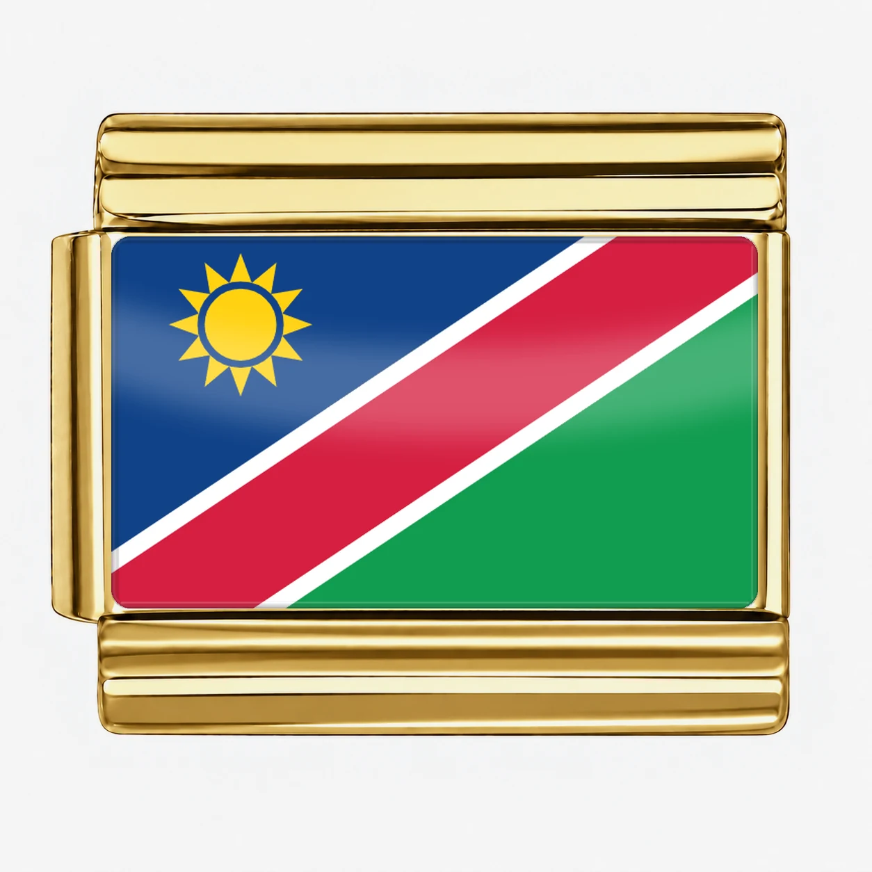 Namibia Flag - Gold
