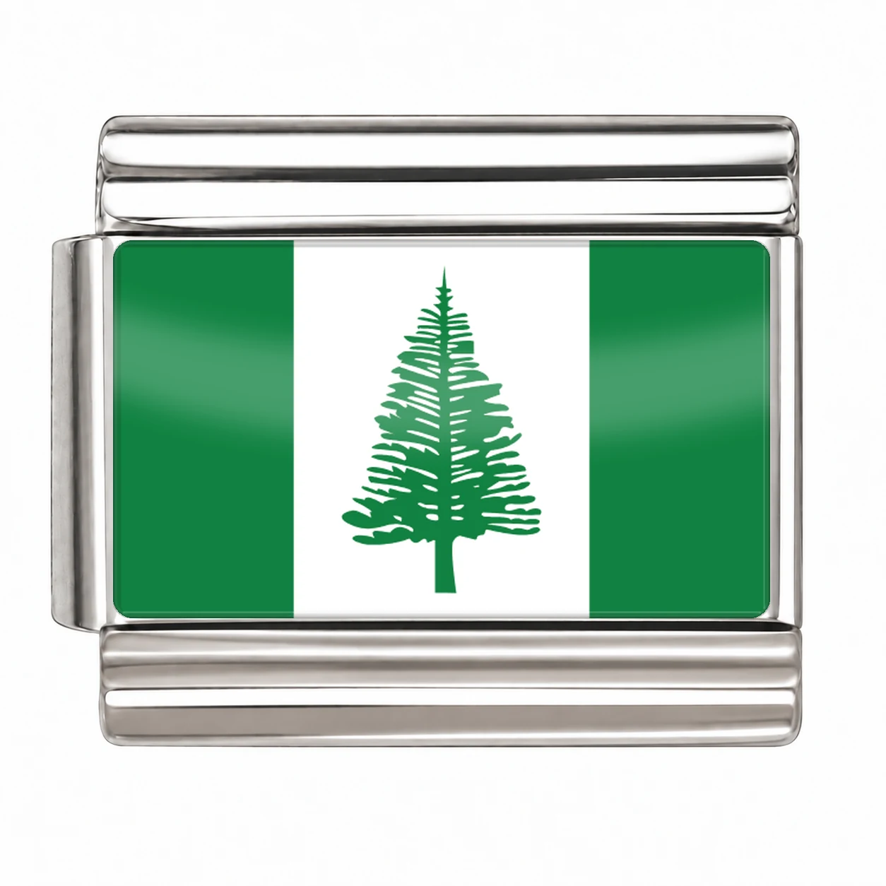 Norfolk Island Flag - Silver