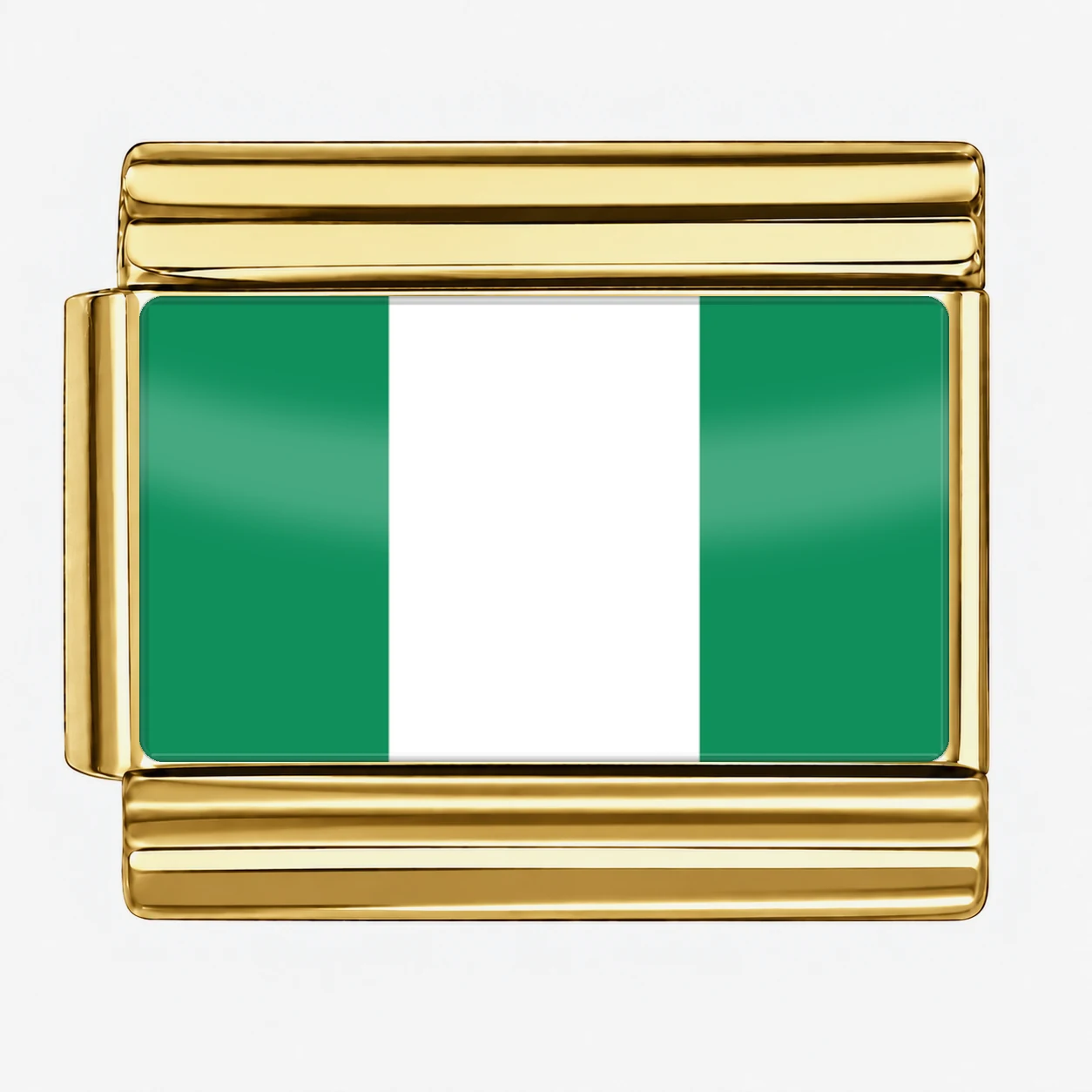 Nigeria Flag - Gold