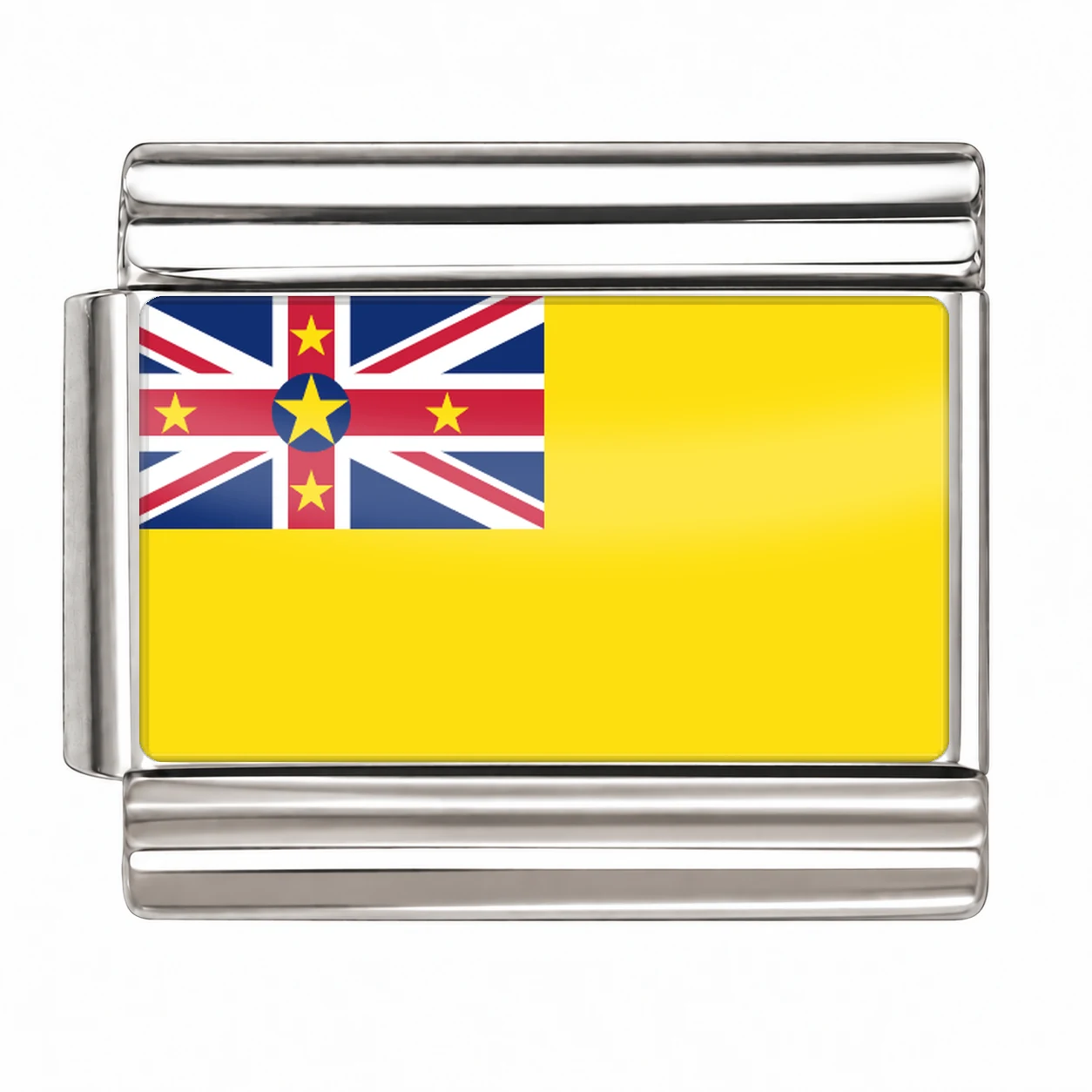 Niue Flag - Silver