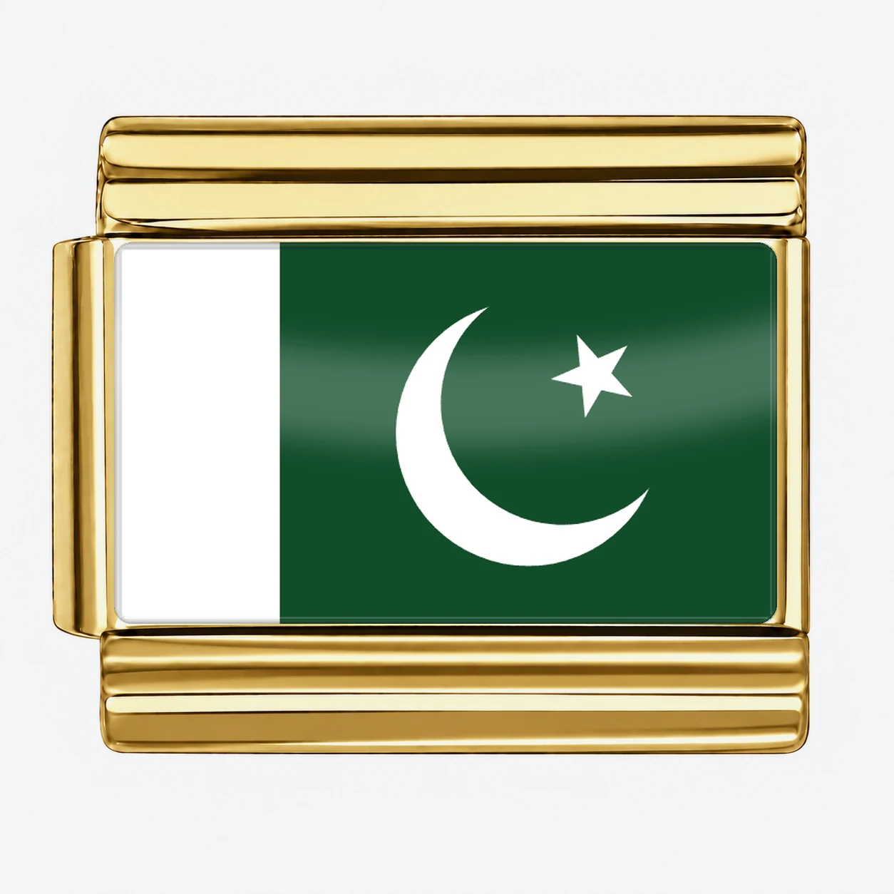 Pakistan Flag - Gold