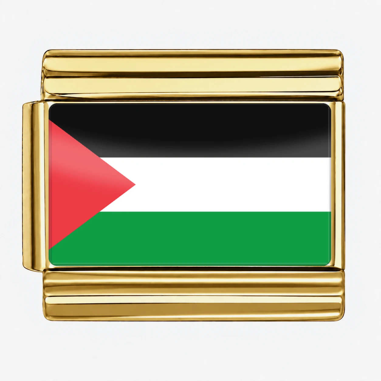 Palestine Flag - Gold
