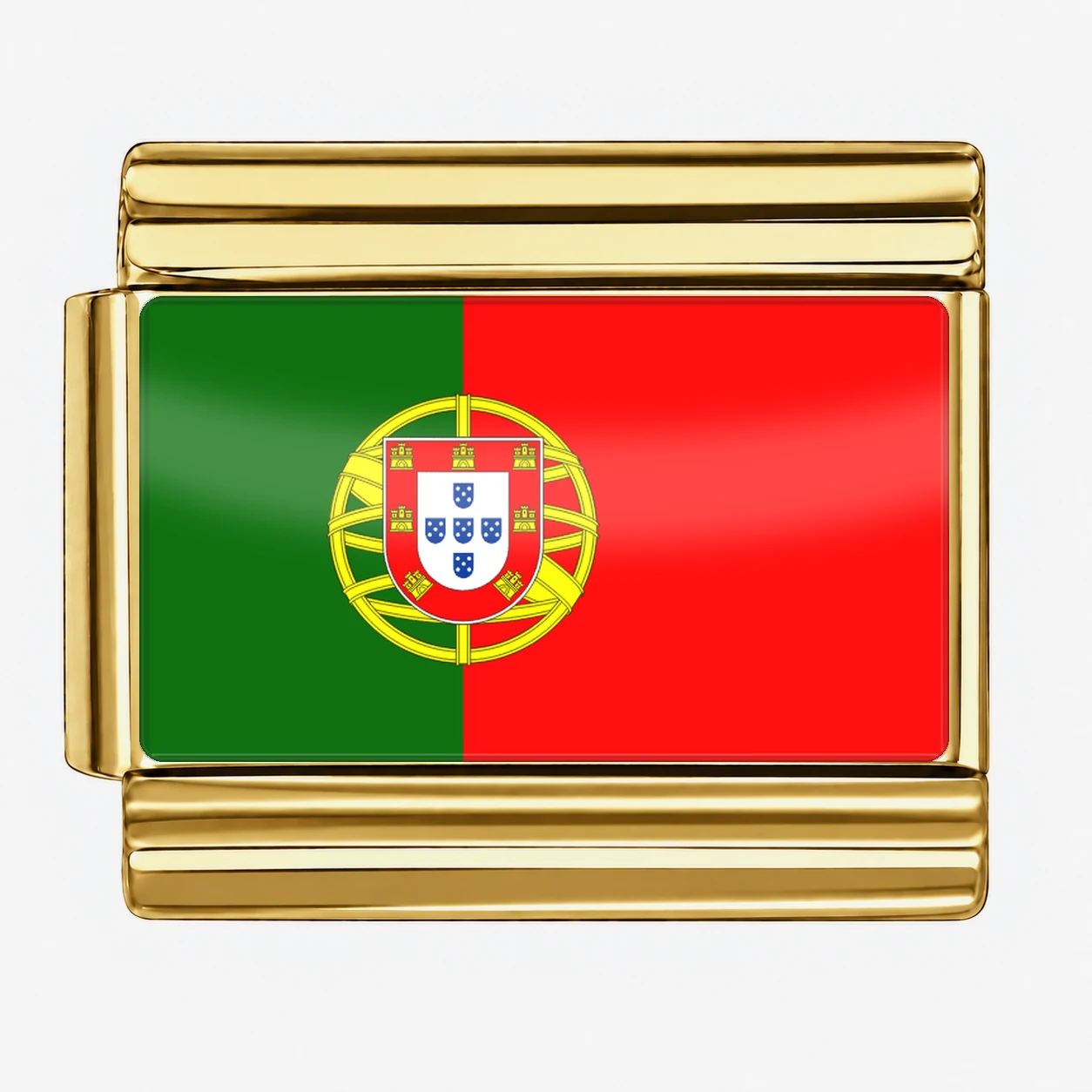 Portugal Flag - Gold