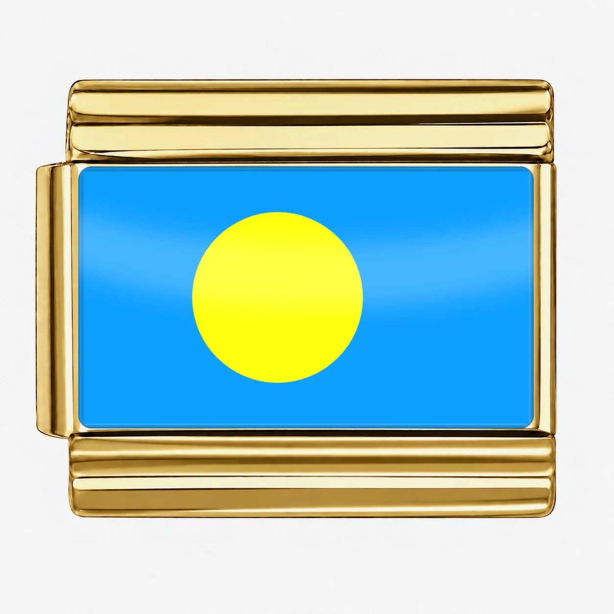 Palau Flag - Gold